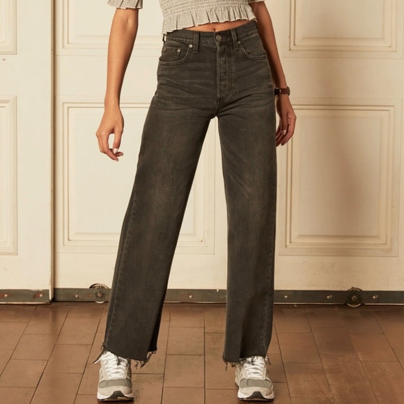 NWT Boyish The Charley High Rise Wide Leg Jeans Size 30 - Picture 3 of 15